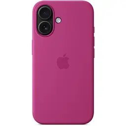 Силіконовий чохол CasePro Silicone Case with MagSafe Fuchsia для iPhone 16 - мініатюра 5