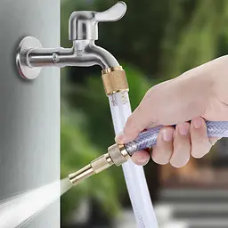 Насадка форсунка високого тиску розпилювач на латунний шланг INTEGRATED DIRECT SPRAY GUN UKC - мініатюра 2