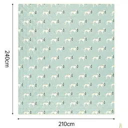Туристичний килимок Naturehike для пікніка CNK2350WS010 210х240 см блакитний із принтом (6976507661645) - мініатюра 2