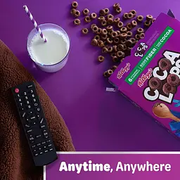 Сухий сніданок Kellogg's Cocoa Loops Makes Milk Chocolatey 470г - мініатюра 2