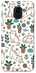 TPU чохол Demsky Cats pattern для Samsung J600F Galaxy J6 (2018)