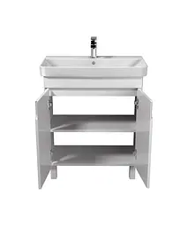 Тумба Мойдодир Simple White 70-U умивальник River 70 Білий універсальна Білий - мініатюра 6