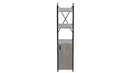 Етажерка 3/34 Ferrum-decor Серії Конект із тумбою 144x34x28 Білий ДСП Бетон (FRD-104434) - мініатюра 4