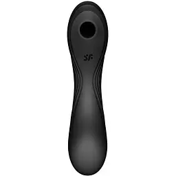 Вакуумний стимулятор з вібрацією Satisfyer Curvy Trinity 4 Black - мініатюра 4