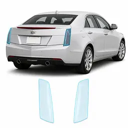 Антигравійна захисна бронеплівка за лекалами для Cadillac ATS I 2013-2019 - задні ліхтарі стопи