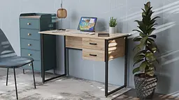 Комп'ютерний стіл Ferrum-decor Гаррі 75x140x70 білий ДСП Дуб Сонома 32мм (FRD-101017)