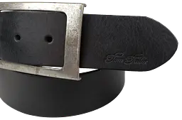Ремінь жіночий Tom Tailor Vintage під джинси 105 см 3.8 см шкіра Чорний - мініатюра 7