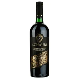 Уценка. Вино Aznauri Alazani Valley Red, красное, полусладкое, 9-13%, 0,75 л (703038)
