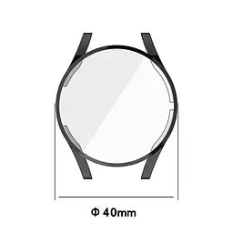 Захисний чохол із склом DBPro Watchbands Samsung Galaxy Watch 4 44mm прозорий (WB00S440CASE10) - мініатюра 5