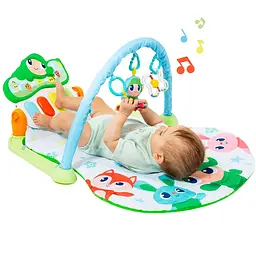 Дитячий інтерактивний килим Molto Gusy Luz Activity Piano 4в1 з музичним піаніно та дугою (26515)