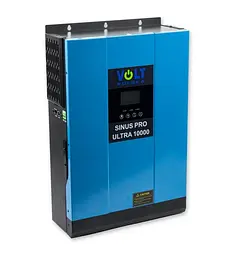 Сонячний інвертор перетворювач Voltpolska Sinus Pro Ultra 10000 48/230В (5/10 кВт) + 80A MPPT (145В) - мініатюра 2