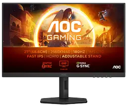 Монiтор 27" Q27G4XF Black/Grey AOC teh0026598