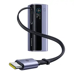 Зовнішній акумулятор Baseus EnerGeek GR11 Power Bank with Retractable Cable 20000mAh 145W Space Grey (E0027B01) - мініатюра 3