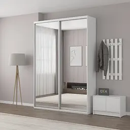 Шафа-купе Idea серія 1 170 x 60 x 240 см Білий Дзеркало