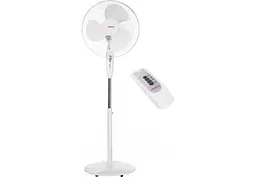 Вентилятор підлоговий Ardesto FN-R1608RW, білий, 45W, 3 швидкості, діаметр 40 см, таймер, пульт ДУ - мініатюра 2