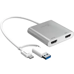 USB-Хаб j5create JCA365-N USB-C/A на 2xHDMI (JCA365-N)