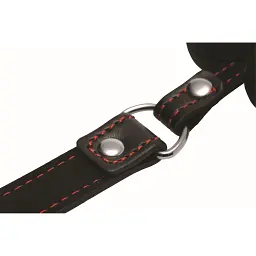 Силіконовий кляп кісточка Master Series Dog Bone Gag, 15.4 см, чорний - мініатюра 3