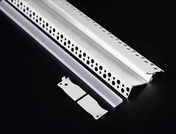LED профіль врізний, ефект "тіньового шва" з розсіювачем PC, 3м KLOODI KLP4062TR 3 - мініатюра 4