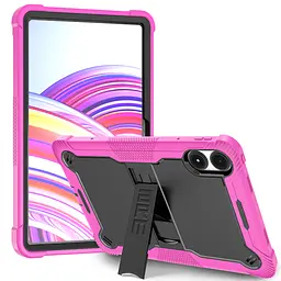 Захисний чохол для планшета Xiaomi Redmi Pad 2 Pro, Rover, рожевий, протиударний, з відкидною підставкою, накладка, TPU+PC, амортизуючі кути, підняті краї для захисту екрану і камери, ArmorStandart (ARM89208) - мініатюра 2