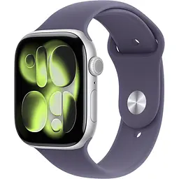 Смарт-годинник Apple Watch Series 11 GPS 46mm Silver Aluminum Case with Purple Fog Sport Band S/M (MEV94) [145293]