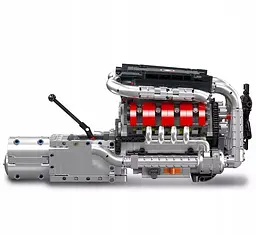 Конструктор двигун Mould King Mercedes-Benz V8 моторизований для дітей та дорослих дитячий мотор 1169 деталей - мініатюра 3