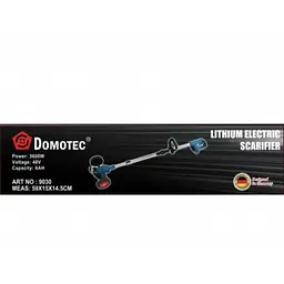 Акумуляторна газонокосарка Domotec 9030, 21 В, 2 акумулятори, 5000-8000 об/хв, 150 мм, телескопічна ручка 92-122 см, з колесами - мініатюра 8