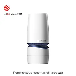 Мастурбатор Tenga - Aero Masturbator Cobalt, інноваційна технологія всмоктування - мініатюра 3