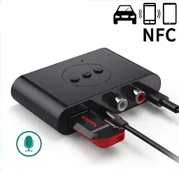 Bluetooth-адаптер 5.0 BLS-B21 NFC, аудіоприймач стереоресивер - мініатюра 2