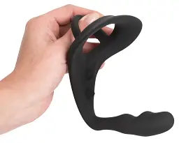 Стимулятор простати Black Velvets RingPlug, 10.5 см чорний - мініатюра 6