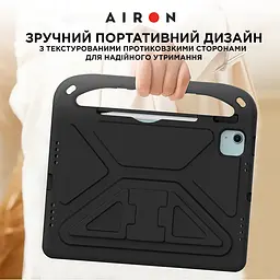 Защитный чехол из EVA AIRON Premium для iPad Pro 11 / Air 11 2024, черный - мініатюра 5
