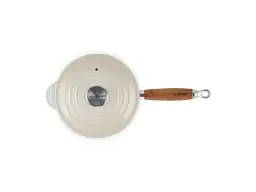 Ківш Le Creuset Wooden Handle Saucepan 18 см Meringue (21139187164460) - мініатюра 3