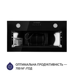 Витяжка Minola HBI 52622 BL GLASS 700 LED (повновбудована) - мініатюра 5