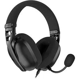 Навушники Hator Hyperpunk 3 Hi-Res чорний Mini jack знімний мікрофон 115 дБ кабель 1.3 м