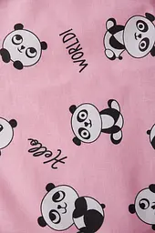 Комплект постільної білизни Moon&Star Бязь Gold Люкс Pandas Дитячий 110x140 см наволочки 2x40x60 см - мініатюра 7