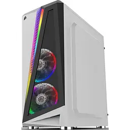 Корпус 1stPlayer R5-3R1-WH Color LED White (R5-3R1-WH) Без БП Б/в - мініатюра 4