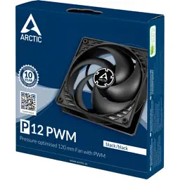 Кулер до корпусу Arctic P12 Silent Black (ACFAN00130A) - мініатюра 6