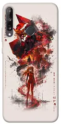 TPU чохол Demsky Red eclipse для Huawei P40 Lite E / Y7p (2020)