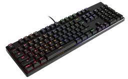 Клавіатура Motospeed CK107 Outemu Blue Ukr RGB Black (mtk96mb) - мініатюра 2