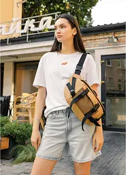 Велика жіноча поясна сумка бананка Sambag 38х21 см sum0027228