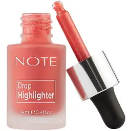 Хайлайтер Note Cosmetique Drop Highlighter №01 Pearl Rose рідкий 14 мл - мініатюра 2
