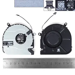 Вентилятор для HP Envy X360 15-EU 15-ES TPN-W149 TPN-W150, (вентилятор CPU, FNA3 DFS5K22805673A, M45465-001) - мініатюра 3