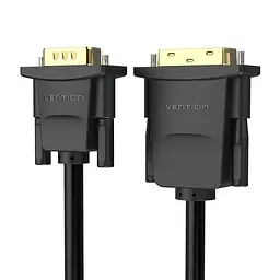 Кабель Vention DVI(24+1) to VGA Cable 1.5M Black (EABBG) - мініатюра 2