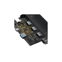 Концентратор Baseus USB 3.0 to 4xUSB 3.0 1.0m black (WKQX030101) - мініатюра 3