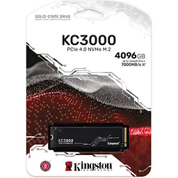SSD накопичувач Kingston KC3000 4TB (SKC3000D/4096G) [121826] - мініатюра 3