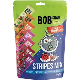 Натуральні цукерки Bob Snail Stripes Mix 196 г (2 шт. х 98 г) - мініатюра 2
