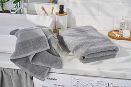 Рушник махровий Ardesto SuperSoft, 50х90см, 100% бавовна, сірий (ART2250SLP) - мініатюра 8
