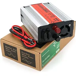 Інвертор напруги Ritar RSX-500, 12V/220V, 500W з апроксимованою синусоїдою, 1xShuko, 1xUSB, клемні дроти, BOX, Q20 - мініатюра 2