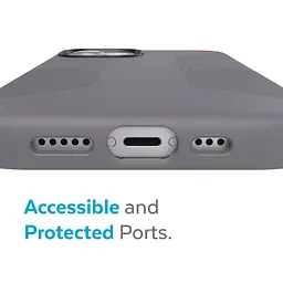 Чохол протиударний з антимікробним покриттям Speck Presidio2 Grip MagSafe 141759-9133 для Apple iPhone 13/14 (6.1") Grey - мініатюра 5