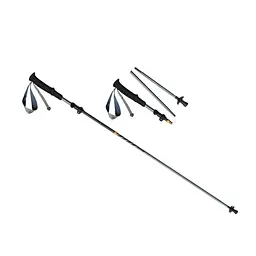 Трекінгова палиця Naturehike CNK2450DS013, 103-120 см, чорна
