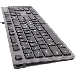 Клавіатура A4-Tech KV-300H USB сіра - мініатюра 3